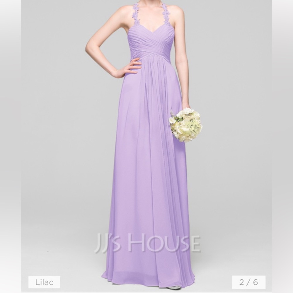 Purple Long Dress